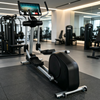 Appareil elliptique commercial intelligent avec écran tactile, entraînement cardio à faible impact, équipement de fitness pour salle de sport