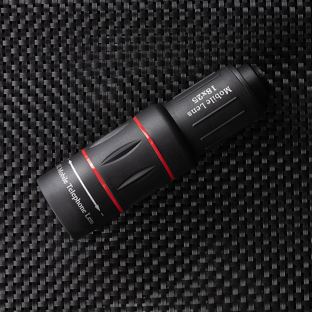 18x25 Mobile Camera Lens Suitable for iPhone Samsung and Android Smartphones Universal Wide Angle High Definition Monocular