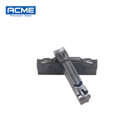 Insertos de ranurado de carburo de tungsteno de alto rendimiento con recubrimiento PVD ACME TDT/TDC/TDJ/TDXU2/3/4, herramienta de corte de torno CNC de doble cabeza