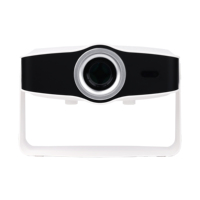 Proyektor Portabel JUNUO J500 500 ANSI Lumens Auto Focus Dekoding 4K 1080P Nyata 500 Lumens Proyektor Rumah Terbaik