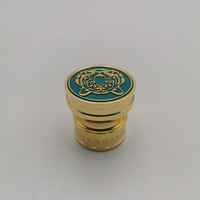 Couvercles de bouteilles de parfum personnalisés Creative Luxury 15mm Zamac Metal Bouchons de bouteilles de parfum