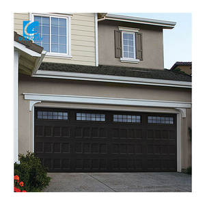 Porte de garage sectionnelle moderne américaine Isolation 16x7 à <span class=keywords><strong>rabat</strong></span> isolé Portes de garage coulissantes pour résidentiel <span class=keywords><strong>pas</strong></span> <span class=keywords><strong>cher</strong></span> - Product Image 5