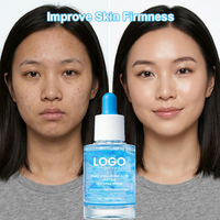 Sérum Visage Anti-Rides Bio FATAZEN à Marque Blanche, Peptides et Acide Hyaluronique, Huile Réparatrice, Produits Naturels de Soin de la Peau