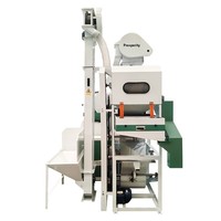 Moulin à riz compact entièrement automatique pour décorticage de paddy, équipement de traitement du riz, batteuse, ensemble complet de machines à riz 380V, garantie 1 an
