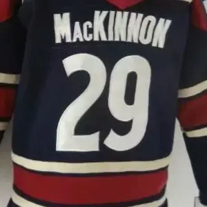 Ready to Ship Colorado Nathan MacKinnon Best Quality Embroidered Pullover Hoodie