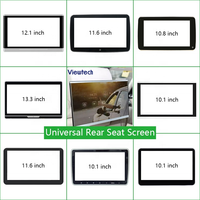 Écran d'appui-tête de voiture Viewtech à bas prix, 12 pouces, écran tactile universel DC12V, Wifi, Smart TV 4K, Android 10, pour camping-car, SUV, MVP