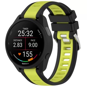สายนาฬิกาอัจฉริยะ Forerunner 165/245/645/Venu 2/SQ2/<span class=keywords><strong>Vivoactive</strong></span> 5/<span class=keywords><strong>4</strong></span>/3 ขนาด 18 มม./20 มม./22 มม. สายซิลิโคนแบบยืดหยุ่นพร้อมตัวล็อคแบบตะขอเกี่ยว 11 - Product Image 5