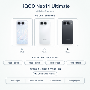 สมาร์ทโฟน <span class=keywords><strong>IQOO</strong></span> Neo11 Ultimate Edition 5G Octa Core หน้าจอ AMOLED 144Hz กล้องหลังคู่ 50MP + 8MP ระบบปฏิบัติการ Android <span class=keywords><strong>vivo</strong></span> <span class=keywords><strong>iqoo</strong></span> neo11 - Product Image 2