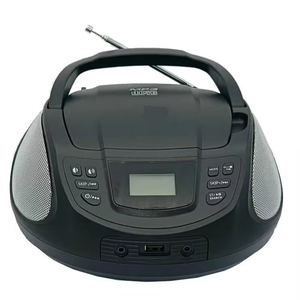 Factory Handheld Boombox <b>CD</b> Cassette <b>Player</b> BT USB MP3 FM Radio Dual Stereo <b>Speaker</b> Portable For Home Study Music Album Gift - Product Image 1