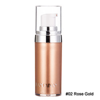 Surligneur liquide pour le corps complet éclaircissant Fine Sparkle Huile améliorant la peau Surligneurs de crème liquide pour le visage de plage