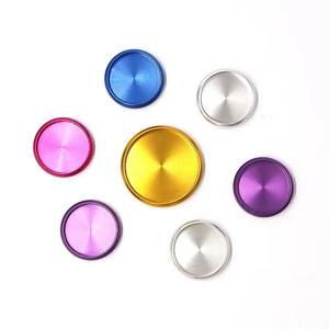 حلقات أقراص معدنية ملونة 24/28/32/38 لدفاتر أوراق فضفاضة A4 مخطط سعيد حلقات موسع فطر ثقوب مكسرة - Product Image 3