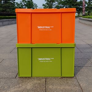 Caja de almacenamiento de plástico PP de estilo Industrial moderno para acampar al aire libre, organizador doméstico, caja de almacenamiento de volumen de maletero de coche - Product Image 2