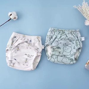 도매 재사용 가능한 아기 천 기저귀 빨 및 방수 기저귀 바지 아기 신생아 천 기저귀 - Product Image 4