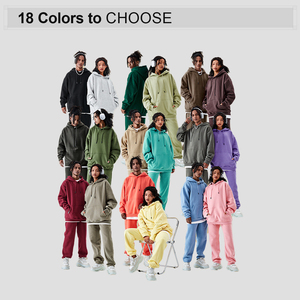 Biểu Tượng Tùy Chỉnh Tracksuit Thể Thao Chạy Bộ Phù Hợp Với Sweatsuits Nặng Sweatpants Hoodie Và Quần Set Cho Nam Giới - Product Image 2