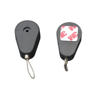 Câble antivol en forme de gourde, noir, rond, rétractable, pour la sécurité des points de vente - Product Image 3