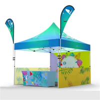 Carpa Promocional Personalizada con Impresión, de Acero, para Ferias Comerciales, Eventos al Aire Libre, Marketing y Publicidad