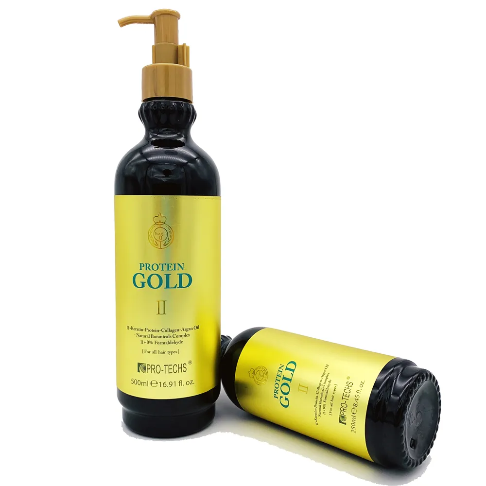 אפס פורמלדהיד חלבון זהב קרטין מתולתל, מקורזל, גלי ויבש שיער מיישר טיפול עם GMP/ISO תעודות