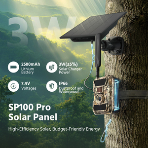 Kits de chargeurs solaires miniatures portables Willfine Flexible Sunpower <span class=keywords><strong>pour</strong></span> caméra de chasse, caméra de surveillance de la <span class=keywords><strong>faune</strong></span> - Product Image 1