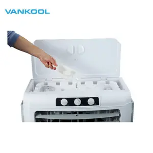 Refrigerador de água digital portátil, ventilador refrigerador de água com tela ac dc
