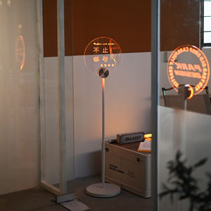 Store Creative Display Logo Chargement USB Glow Floor Sign Personnalisation du contenu - Product Image 3