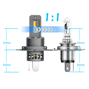 หลอดไฟหน้า LED แบบปลั๊กแอนด์เพลย์75W 12V 24V, H4 HB2ขนาดเล็ก LED อัตโนมัติอุปกรณ์เสริมรถยนต์สำหรับ Toyota POLO BMW Explorer VW <span class=keywords><strong>Opel</strong></span> - Product Image 4
