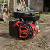 Moteur à essence monocylindre 2,5 CV 79 cm³ / 4 temps refroidi par air / OHV / Euro 5 / Utilisation pour pompe à eau et irrigation