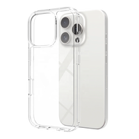 Funda Ultrafina Transparente para iPhone 11 12 13 14 15 16 17 Pro Max Plus 13 Mini X Xs 16E, Carcasa Trasera de Silicona Suave y Transparente