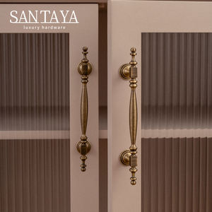 <span class=keywords><strong>Mobili</strong></span> in ottone antico maniglie accessori Hardware di lusso <span class=keywords><strong>per</strong></span> cassettone camera da letto armadio da cucina manopole cassetto spazzolato ottone - Product Image 5