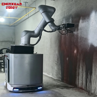 Robot de pulvérisation collaboratif mobile à 6 axes haute efficacité pour la peinture industrielle automobile
