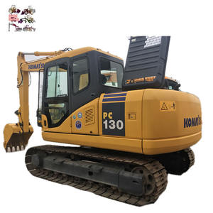 Pc130 japonais Original utilisé Komatsu PC130 machines pelle rétrocaveuse hydraulique sur chenilles 13 tonnes Komatsu pelle à vendre - Product Image 1