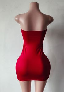 2025 여름 부티크 고품질 패션 바디콘 파티 클럽 스트랩리스 드레스 - Product Image 6