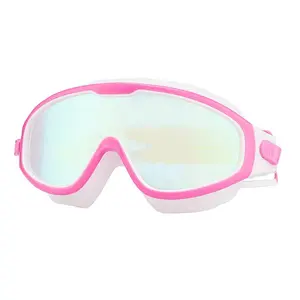 نظارات الوقاية للسباحة الجملة مكافحة الضباب مكافحة الأشعة فوق البنفسجية للماء الاطفال نظارات سباحة مع كبير إطار من 4 إلى 15 سنة السباحة نظارات