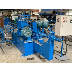 Hydraulic full automatic metal rebar straightening machine 5mm steel wire rod straightening and cutting machine