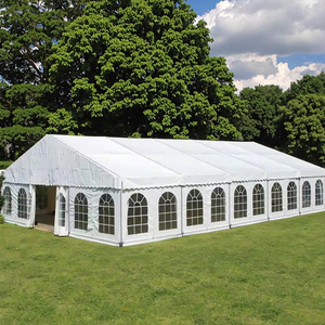 Tentes de <span class=keywords><strong>mariage</strong></span> de luxe en aluminium et PVC <span class=keywords><strong>pour</strong></span> événements en plein air, fermées, 20m x 50m, chapiteaux de réception <span class=keywords><strong>pour</strong></span> 1000 personnes, imperméables et ignifuges, quatre saisons - Product Image 1