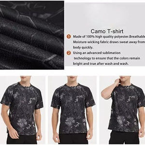 Custom Design Performance Breathable Fishing Shirt Spf 50 Fishing <b>Men</b> Shirt Fit Short Sleeve Fishing t Shirts - Product Image 4