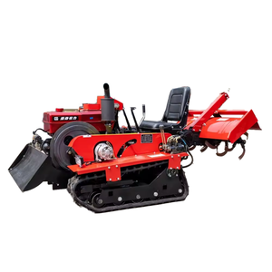 Mini <span class=keywords><strong>Tractor</strong></span> Agrícola <span class=keywords><strong>de</strong></span> Orugas <span class=keywords><strong>de</strong></span> 25HP Diésel, Cultivador <span class=keywords><strong>de</strong></span> Orugas, Labranza Rotativa, Apertura <span class=keywords><strong>de</strong></span> Zanjas, Deshierbe, Nivelación - Product Image 5