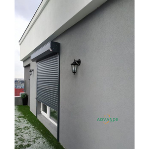 3m <span class=keywords><strong>4m</strong></span> 5m 6m Porte roulante de magasin commerciale automatique sur mesure Porte roulante d'atelier à lamelles en aluminium à volets roulants - Product Image 2