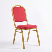 Chaises de banquet empilables en métal de qualité commerciale pour hôtels, restaurants, mariages, fêtes, appartements, événements – Commande en gros de luxe