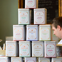 Ensemble de bidons vides métalliques de qualité alimentaire personnalisés en vrac pour le thé, le café et les bonbons Boîte d'emballage en métal