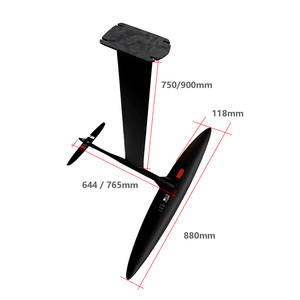 Kit de Hidroala de Carbono GY Watersports Axis ART V2 879 con Bomba, Mástil de Aluminio Negro de 790 cm², Tabla de Surf, Tabla de Parawing para Lagos ART V2 879 W - Product Image 4