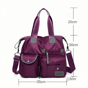 Bolso de Hombro de Estilo Étnico, Venta al Por Mayor de Fábrica, Bolso de Mano de Gran Capacidad con Borlas, Estilo Vintage Otoñal, Portátil, para Viajes y Playa - Product Image 2