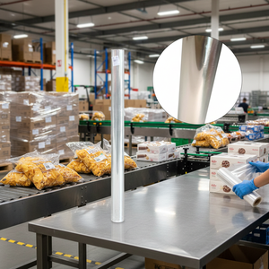 24pcs Per Carton 30\"x100\" Clear Wrapping Plastic Roll Film Soft PP <b>Material</b> for Cake Potato Chips Cookie <b>Packaging</b> Pallet - Product Image 2