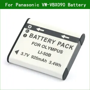 Digitale Camera Batterij + Oplader Voor Panonic VW-VBX090 VW-VBX090GK HX-WA03 HX-WA3 HX-WA30 HX-WA2 HX-WA20
