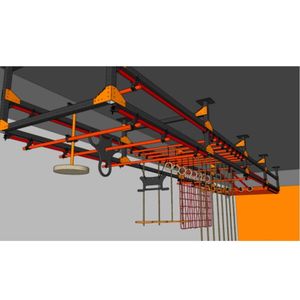 LDK Kids Indoor Playground Fitness Club <span class=keywords><strong>Gym</strong></span> Park Spartan American Parkour Ninja Warrior Carrera de obstáculos Acero inoxidable suave - Product Image 2