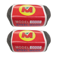 Rouleau de laine d'acier de qualité supérieure 100g, tampon abrasif de polissage et de nettoyage, dureté moyenne, OEM pour bois, métal, verre et surfaces automobiles