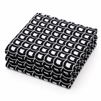 Tissu popeline TC en polycoton imprimé sur mesure, doux et lisse, à prix abordable, pour doublure de poche et usage intérieur de vêtements