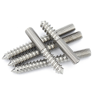 Tornillo de acero inoxidable 304 métrico doble para colgar en madera, perforador metálico de rosca <span class=keywords><strong>sin</strong></span> <span class=keywords><strong>fin</strong></span> para ojales de grado industrial - Product Image 5