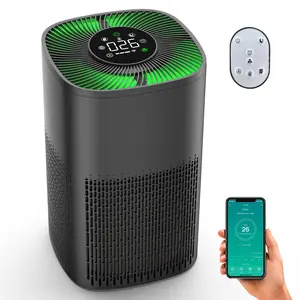 Trending products 2024 New Style Smart Wifi Air Cleaner Home 4layer Filtration Air Purifier