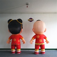 Costume de bébé gonflable chinois pour événements de carnaval, défilé, spectacle sur scène