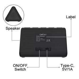 Daytech OEM P6 düğme bakıcı SOS verici zaman ekran alıcısı acil durum sinyali çağrı cihazı çağrı sistemi - Product Image 3